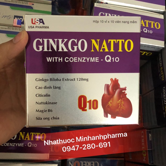 💥 Ginkgo Natto Q10 tím 💥 Sản phẩm này không phải là thuốc , không có tác dụng thay thế thuốc chữa bệnh