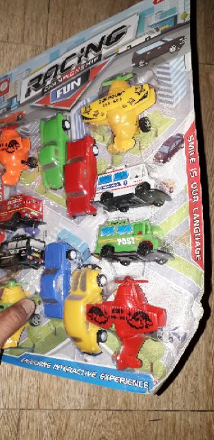 Sét 12 chiếc xe máy bay bằng nhựa chạy chớn rất đẹp