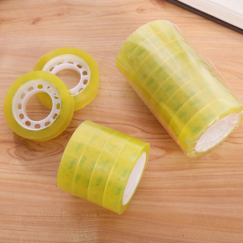 1pcs Clear Duct Tape/ Stationery / Office Supplies, Length 30 meters, Width 12 mm, Available 【YXC】