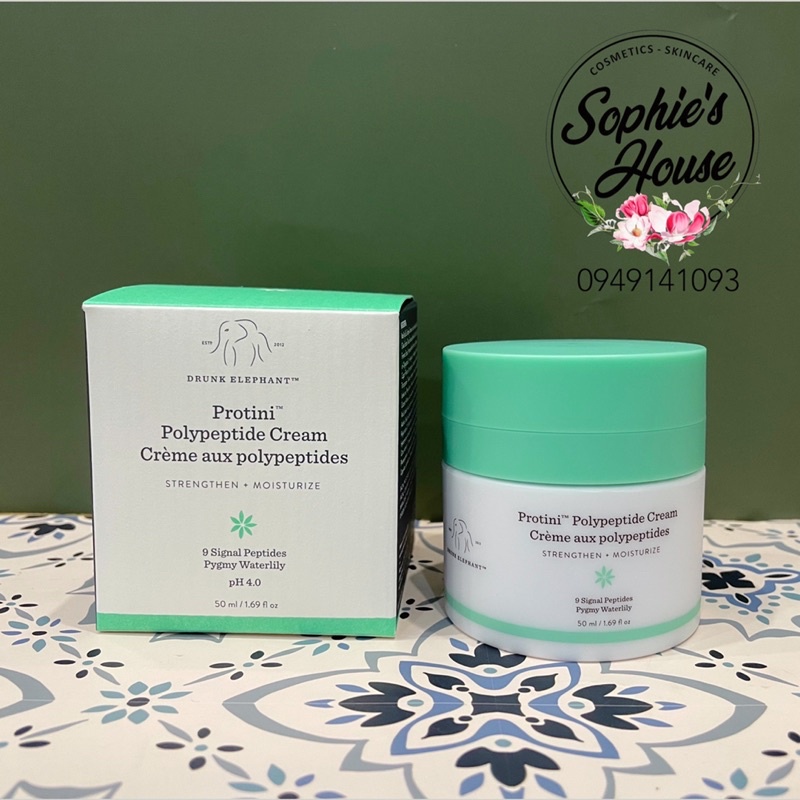 50ml - Kem dưỡng ẩm phục hồi Drunk Elephant Protini Polypeptide Cream