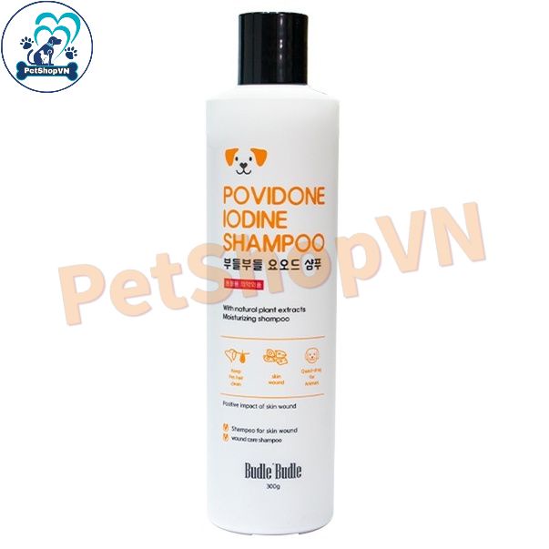 Chai 300ml Dầu Gội Trị Viêm Da Cho Chó Budle'Budle An Toàn Với Thú Cưng, Đặc Trị Các Bệnh Về Da