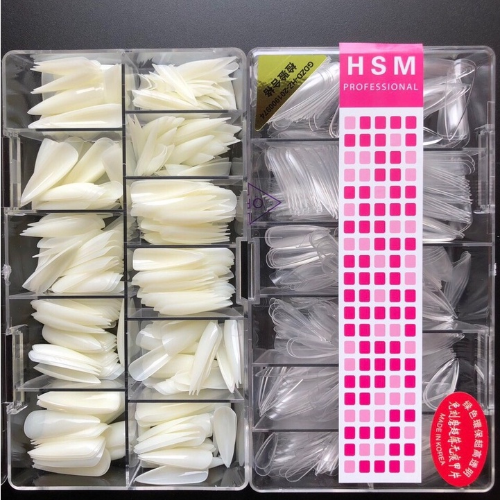 Móng úp HSM các fom thang, vuông, nhọn, bầu