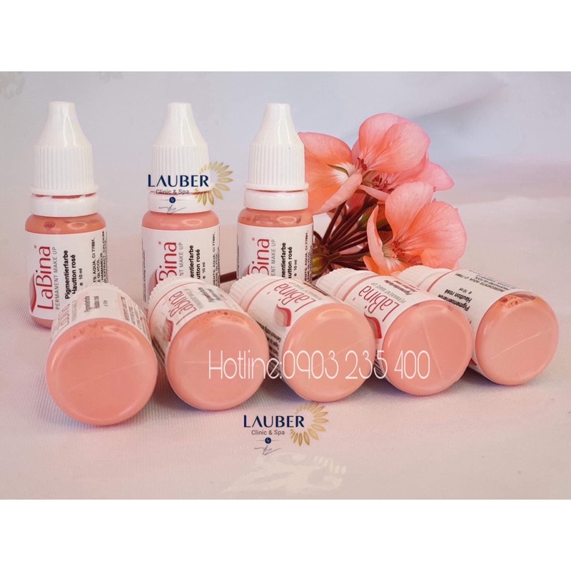 Mực phun xăm Labina _ Hautton rose . Mực chính hãng nhập khẩu trực tiếp từ ĐỨCi
