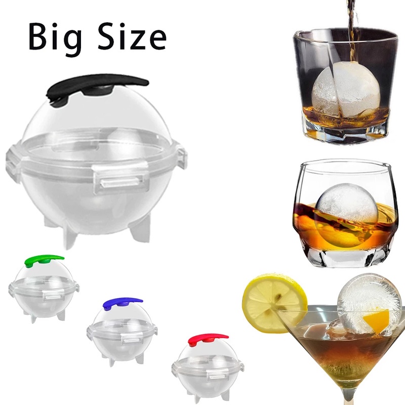 Khuôn Làm Đá Hình Cầu Bằng Nhựa 5.5CM DIY Cho Nhà Bếp/Quán Bar