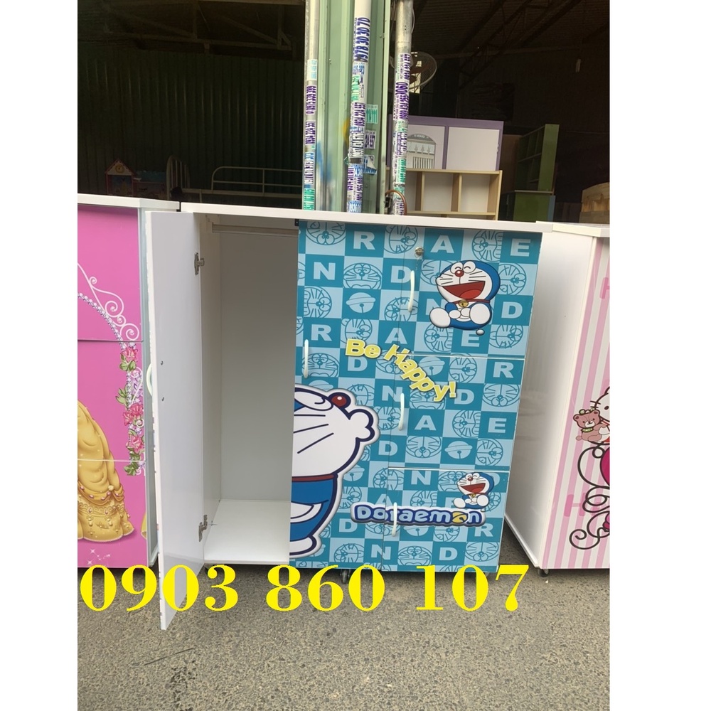 Tủ trẻ em đựng đồ bằng nhựa in hình đẹp mắt cho bé yêu giao nhanh