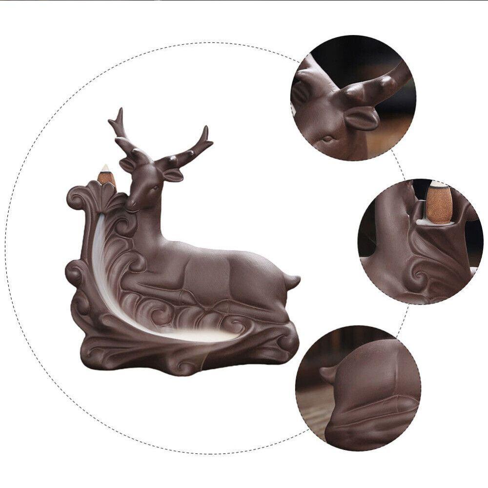 SUENIN Đế Đốt Trầm Hương Bằng Sứ Thiết Kế Độc Đáo Dùng Trang Trí Giá Đỡ