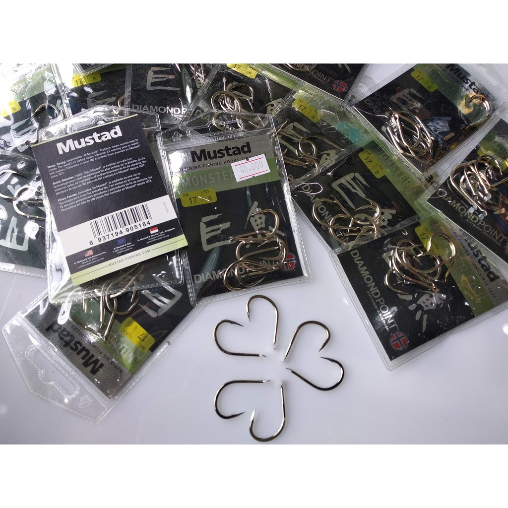 COMBO 03 TÚI LƯỠI CÂU MUSTAD MONSTER FISH