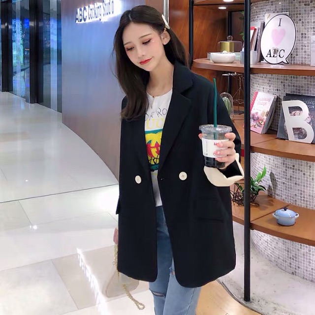 {Order bigsize,M-4Xl}Áo khoác vest hàn quốc 2 cúc | BigBuy360 - bigbuy360.vn