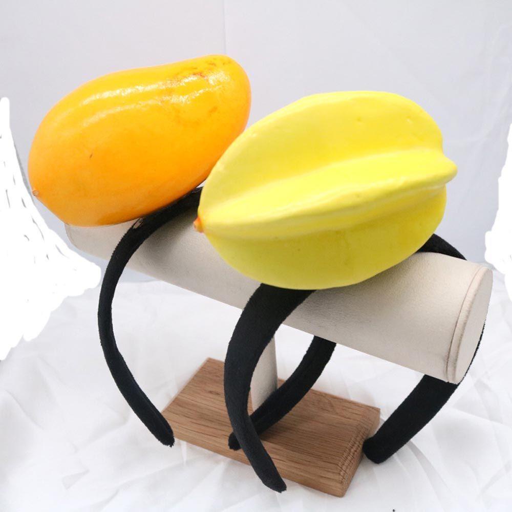 Băng Đô Cài Tóc Chống Trượt Hình Trái Cây Dễ Thương Cho Nữ