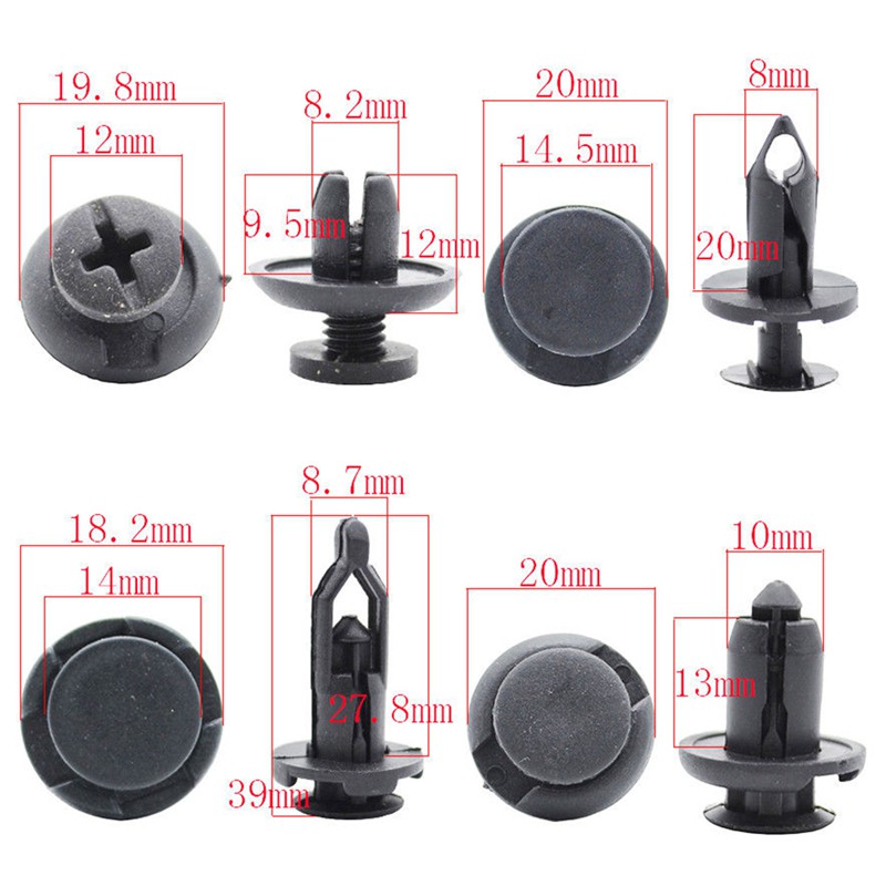 Set 40 đinh tán cao cấp chuyên dụng cho xe hơi