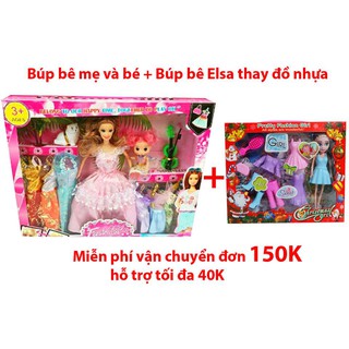 Búp bê mẹ con và mèo ba tư