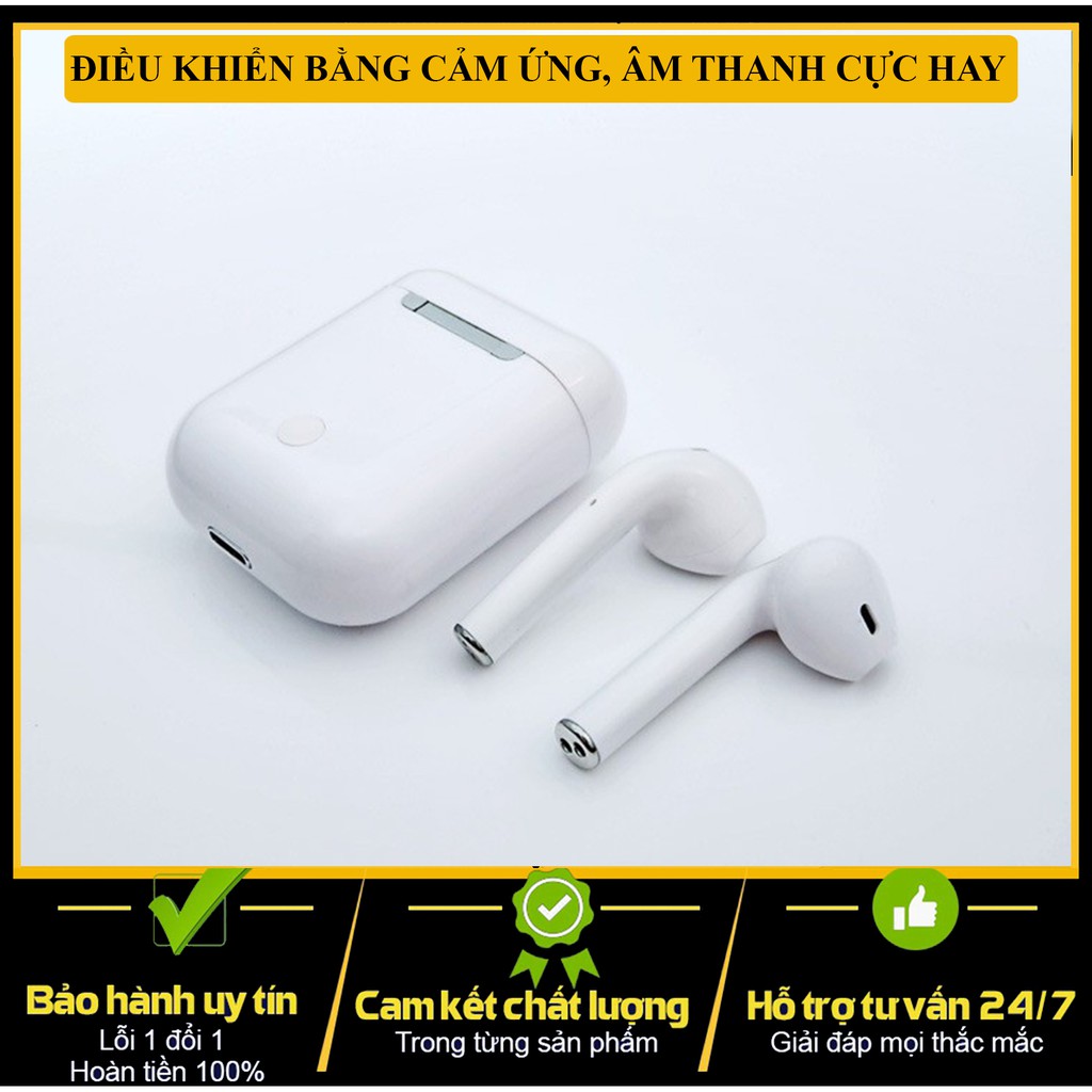 [Bản Cao Cấp] Tai Nghe Bluetooth Không Dây I12 Giá Rẻ