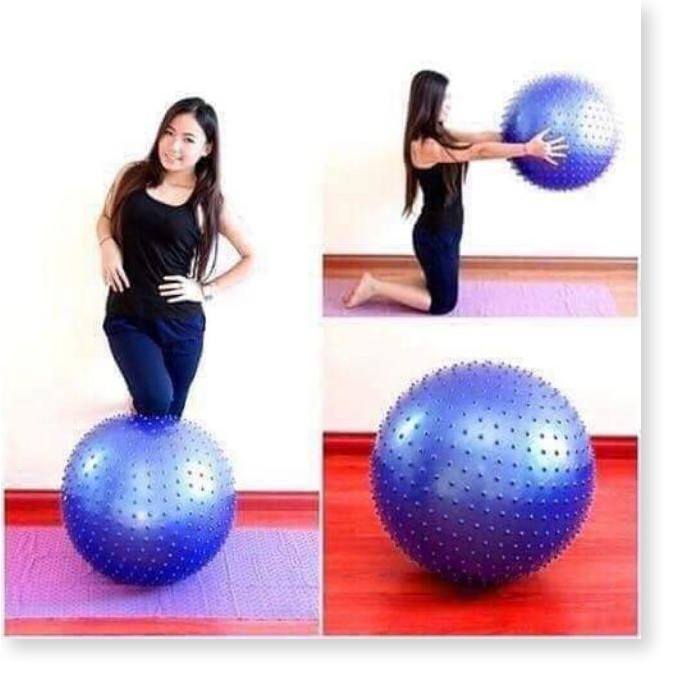 Bóng Tập Yoga Có Gai Cỡ Đại 75CM loại dày _BÓNG TRỊ LIỆU ĐIỀU HOÀ CẢM GIÁC