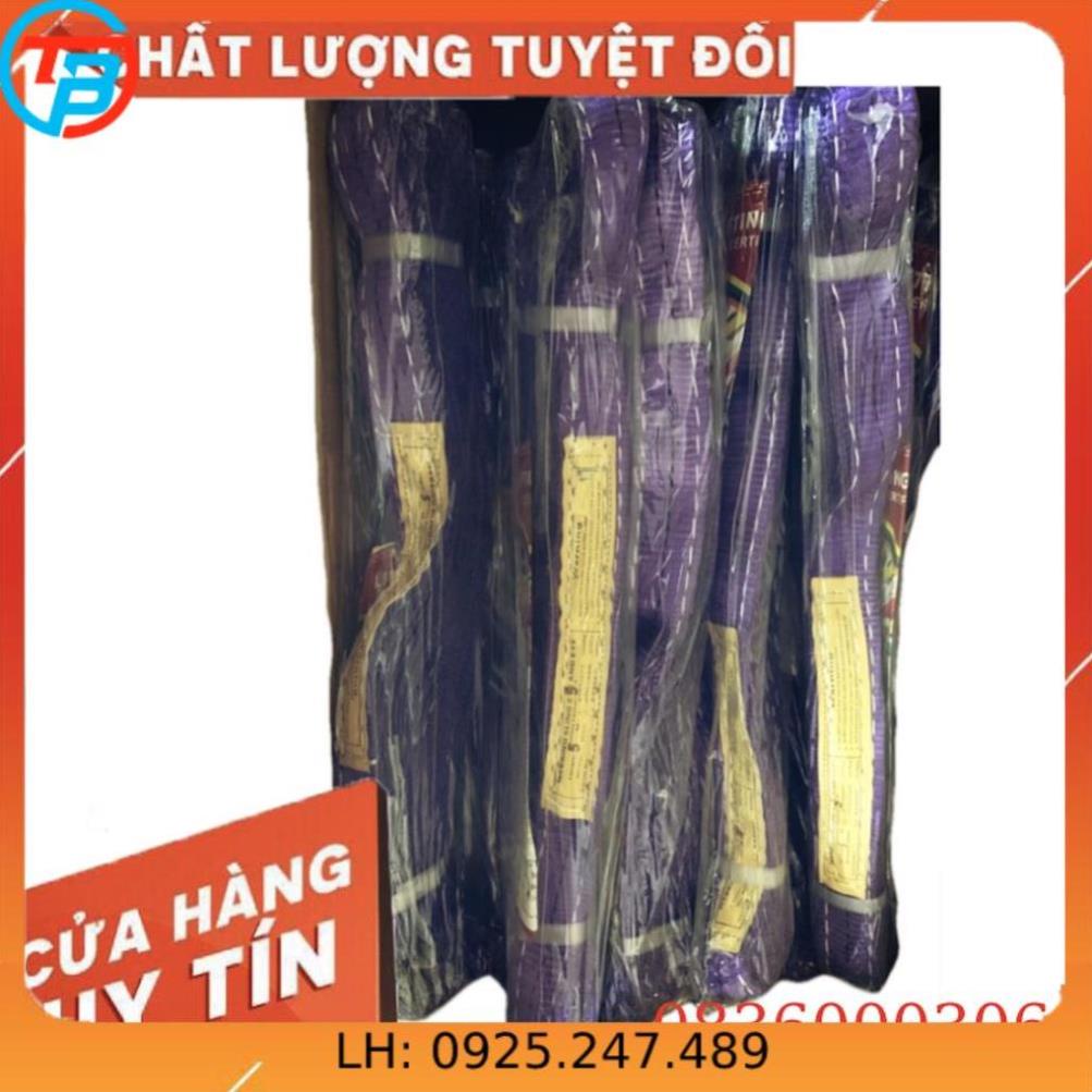 [GIÁ SỈ] Dây Cáp Vải Cẩu Hàng 1 Tấn (Dây Bẹ - Đủ Size) [SIÊU RẺ]  - Cáp Thép Thái Bình Vina