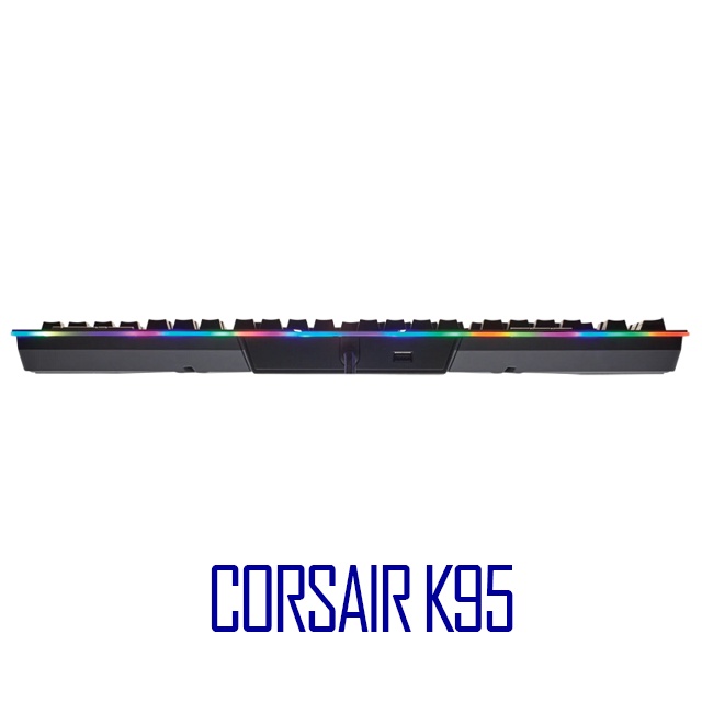 Bàn phím cơ chơi game tốt nhất Corsair K95 RGB Platinum GunMetal Speed switch chính hãng