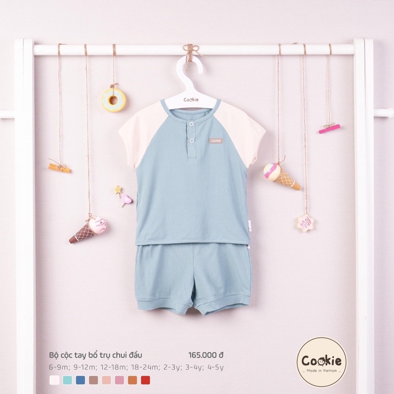 Bộ cộc tay bôt trụ chui đầu Cookie