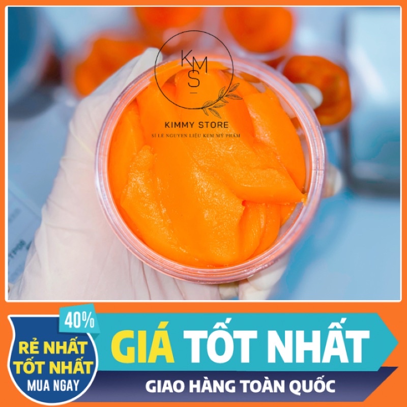 Lẻ hủ 100g collagen tươi màu cam