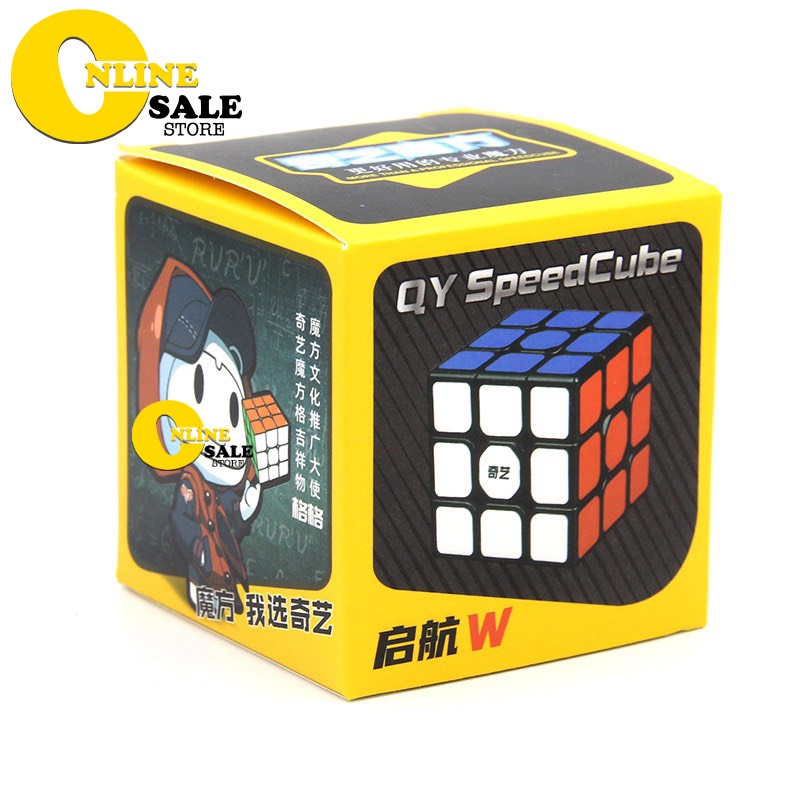 Rubik 3x3 QY Speedcube 3 Tầng Khối Lập Phương Ma Thuật - Cục Robik Xoay Nhanh Mượt Trơn, Lõi Cứng Cáp, Bền