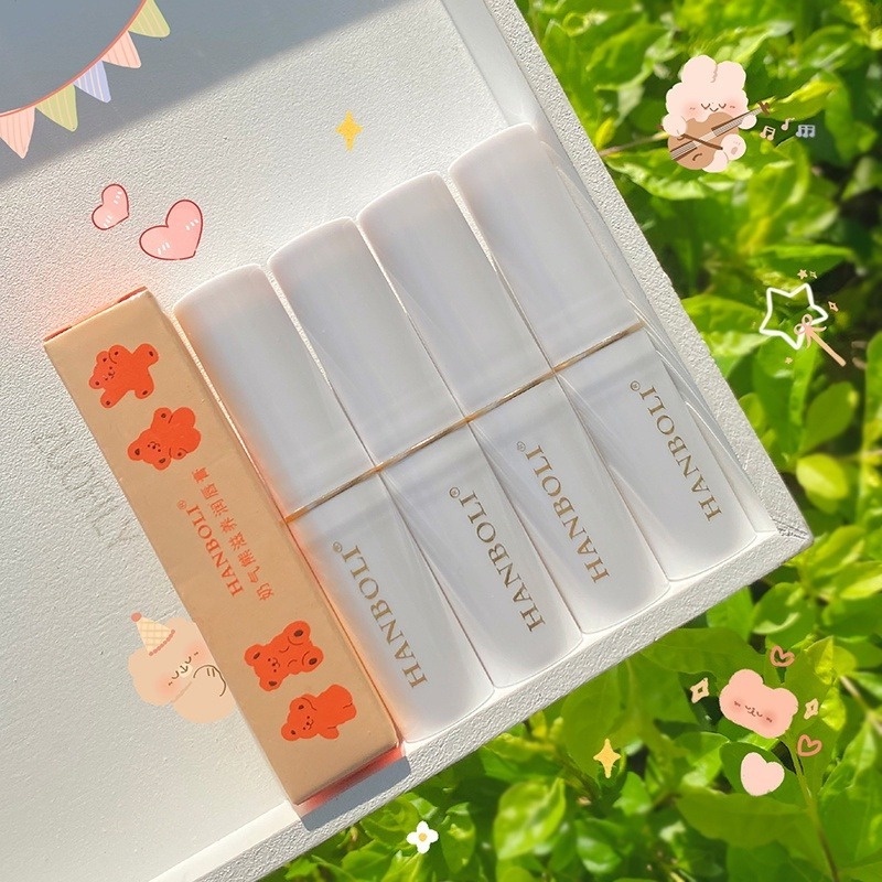 Son Dưỡng Môi HANBOLI Dưỡng Ẩm Chống Khô Môi Thay Đổi Màu Sắc Độc Đáo