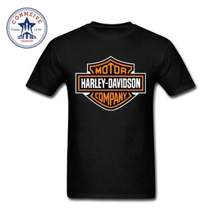Áo Thun Nam Tay Ngắn In Logo Harley Davidson Thời Trang