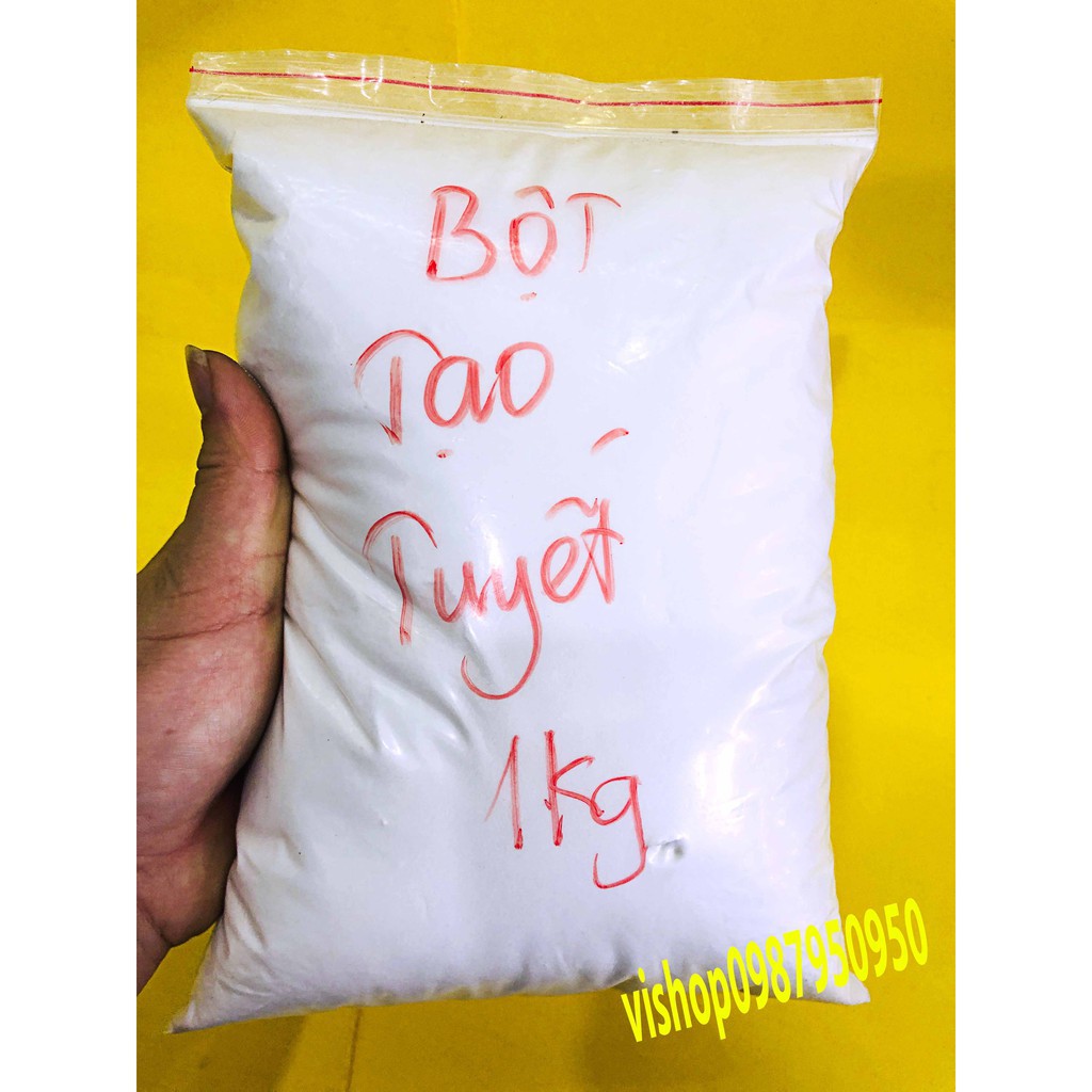 1 KG Tuyết nhân tạo siêu mịn dùng làm slime mây - 1000/500/200 gram tuyết nhân tạo