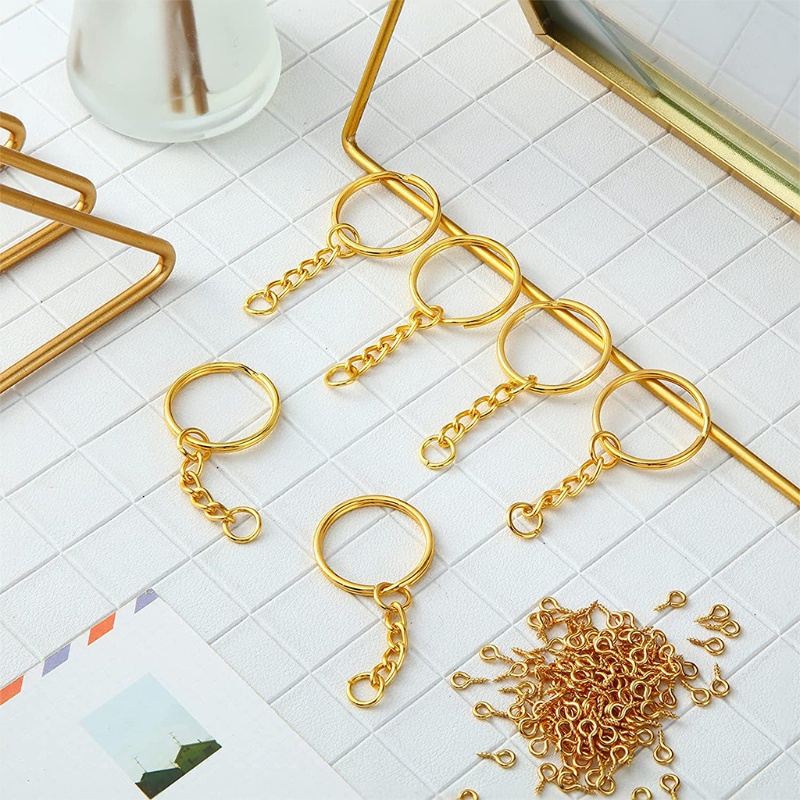 Set 360 Khoen Móc Chìa Khóa Làm Trang Sức Thủ Công