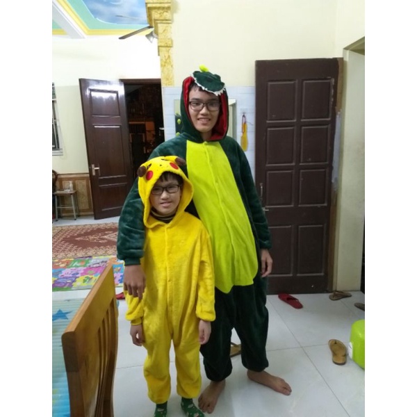 Bộ Đồ Thú ❤️ FREESHIP ❤️ Bộ Đồ Thú Pikachu