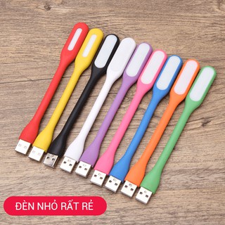 Đèn USB mini màu đen nhỏ gọn tiện lợi dùng chiếu sáng, đọc sách, đèn ngủ, Chiếu sáng bàn phím laptop