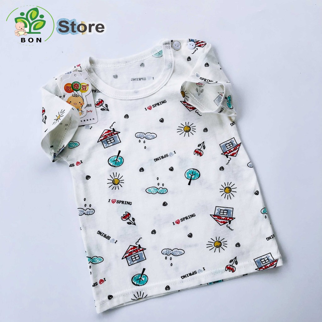 Quần Áo Bé Gái Bé Trai Cao Cấp chất Cotton Thoáng Khí Thấm Mồ Hôi Bon Store từ 10 đến 28kg GH09