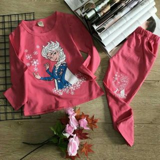 Combo bộ dài tay bé gái