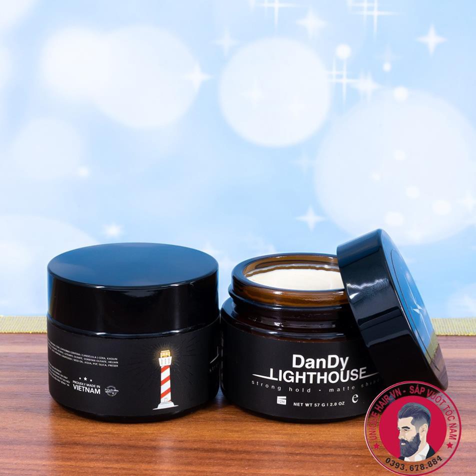 [CHÍNH HÃNG STORE HÀ NỘI] Sáp Vuốt Tóc DANDY LIGHTHOUSE + OCEAN SPRAY Tặng lược | RẺ VÔ ĐỊCH