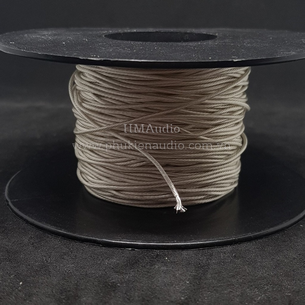 Dây cáp tai nghe đồng mạ bạc OFC đường kính 1.2mm