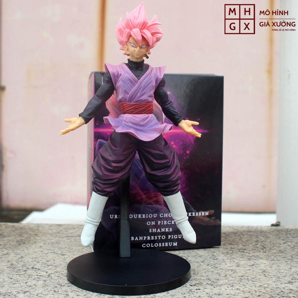 Mô hình Dragon Ball SonGoku Black super saiyan rose kiêu ngạo cao 25cm - figure mô hình 7 viên ngọc rông