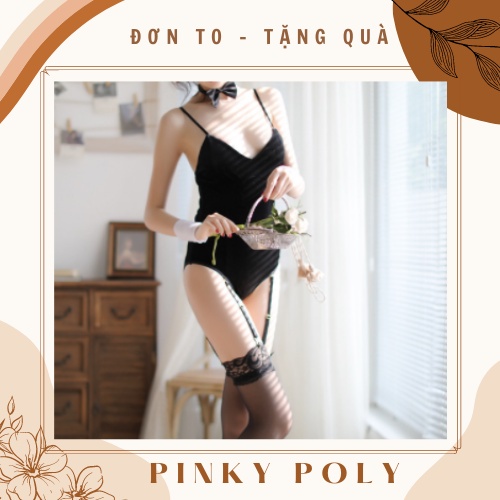 Cosplay Thỏ Ngọc Sexy Full Phụ Kiện, Set cosplay thỏ ngọc vải nhung cao cấp quyến rũ PinkyPoly CP14 | BigBuy360 - bigbuy360.vn