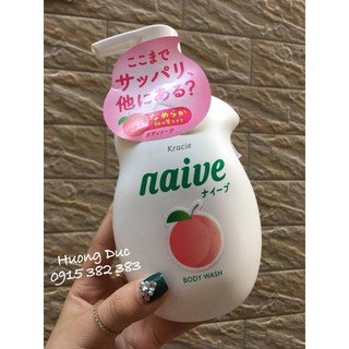 Sữa tắm cho da nhạy cảm Naive