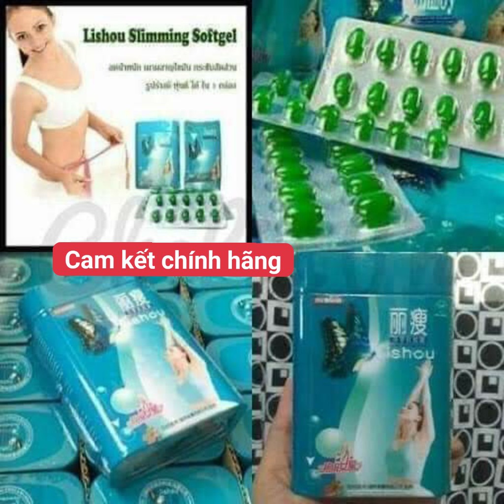 𝐓𝐡𝐮𝐨̂́𝐜 GIẢM CÂN HỘP SẮT 36 VIÊN MÀU XANH [ CHUẨN THÁI LAN ]