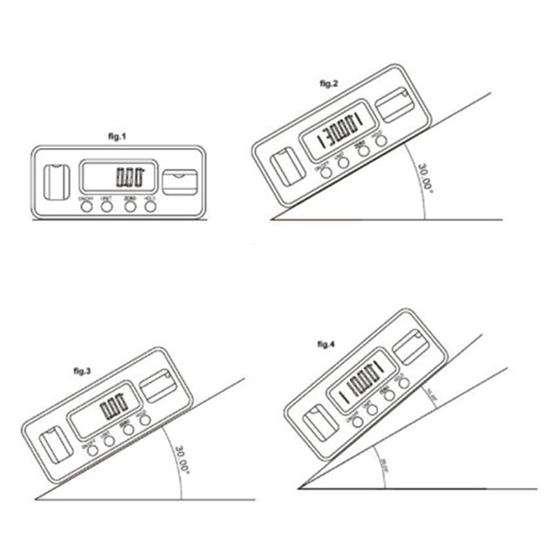 Thước Đo Góc Kỹ Thuật Số Kèm Hộp Đựng Có Màn Hình LCD Và Đèn Nền