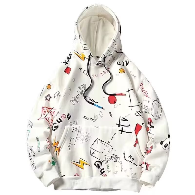 Áo Hoodie In Họa Tiết Hoạt Hình Phong Cách Hàn Quốc Thời Trang Mùa Xuân 2022 Cho Nam