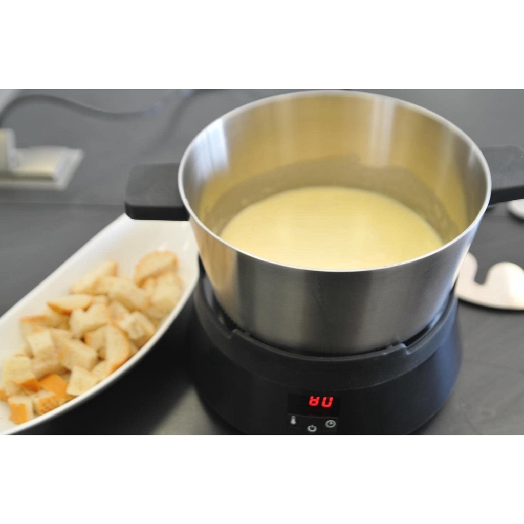 Set nồi lẩu fondue bếp từ CASO Induktions-FonDue schwarz màu Đen