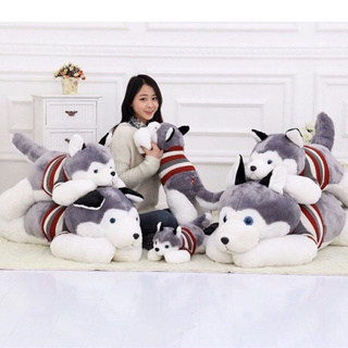 H1)Gấu bông chó alaska 20-25-30cm