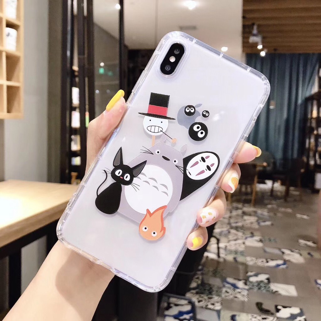 Ốp lưng TPU nhựa trong in hoạt hình đáng yêu cho iPhone11 11ProMax X XR XS max 6 6S 7 8Plus | BigBuy360 - bigbuy360.vn
