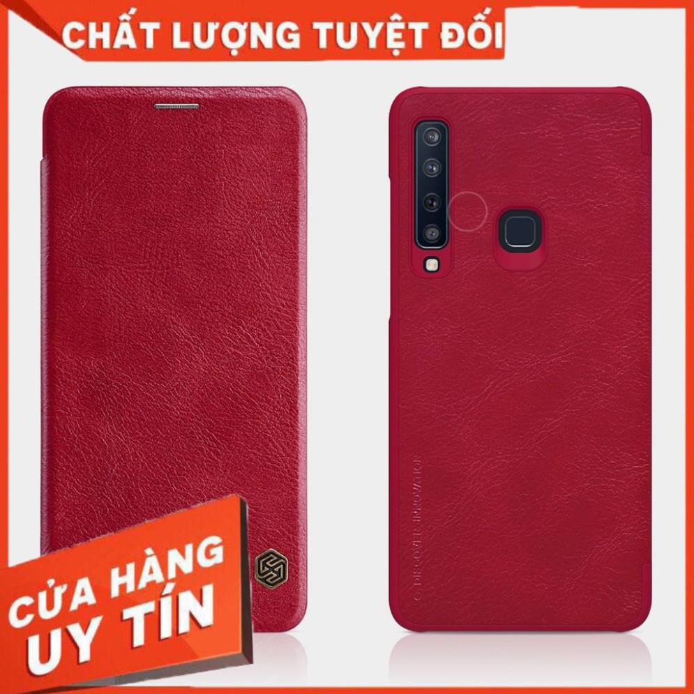 Bao da da thật Nillkin Qin cho Samsung Galaxy A9 2018 / A9 Star Pro (chống bám vân tay,chống trầy)- Hàng chính hãng