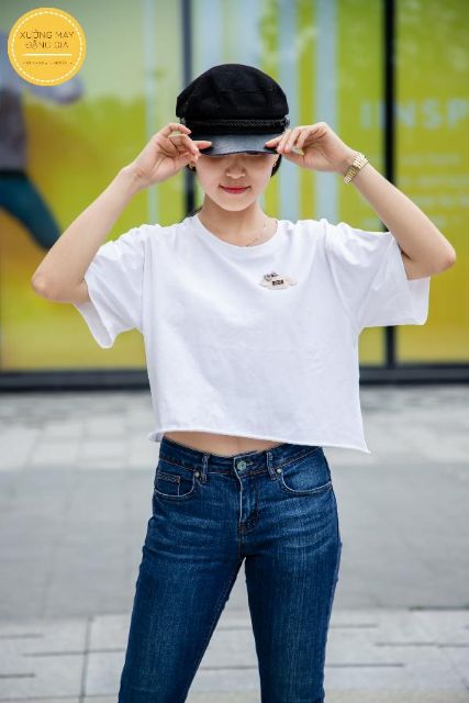 ÁO THUN CROPTOP CHẤT LIỆU COTTON