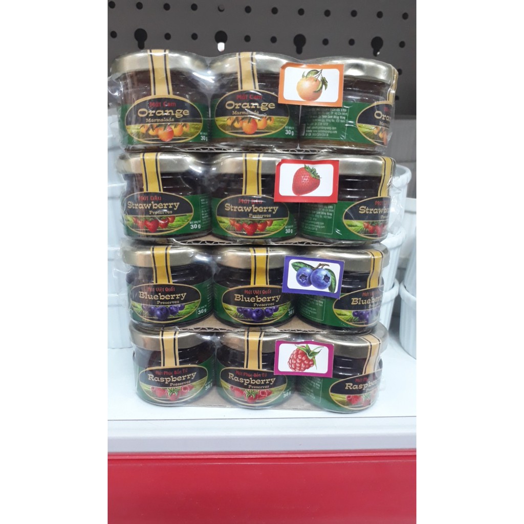 Mứt hoa quả các vị 30g dùng làm nhân bánh