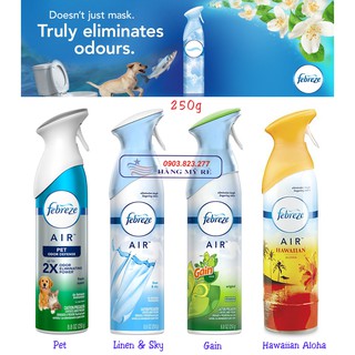 Nước Hoa Xịt Khử Mùi Phòng Febreze Air (Hàng Mỹ xách tay)