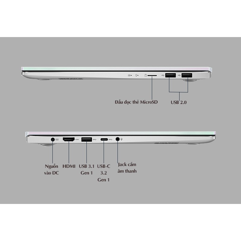 Laptop Asus Vivobook S533FA-BQ026T (i5-10210U/8GB/512GB SSD/15.6FHD/VGA ON/Win10/White) | BigBuy360 - bigbuy360.vn