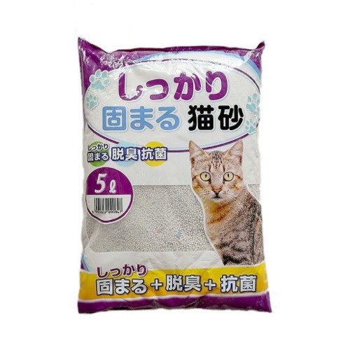 Cát Vệ Sinh Cho Mèo - Cát Nhật Trắng - Túi 5L - Hút Ẩm Và Khử Mùi Tốt