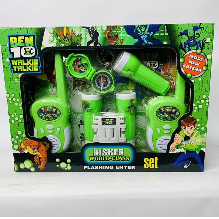 ĐỒ CHƠI BEN10 ỐNG NHÒM KÈM BỘ ĐÀM