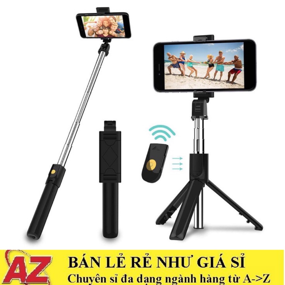 Gậy Chụp Ảnh Tự Sướng Bluetooth 3 Chân Đa Năng – Tripod K07 – Chụp Hình Selfie