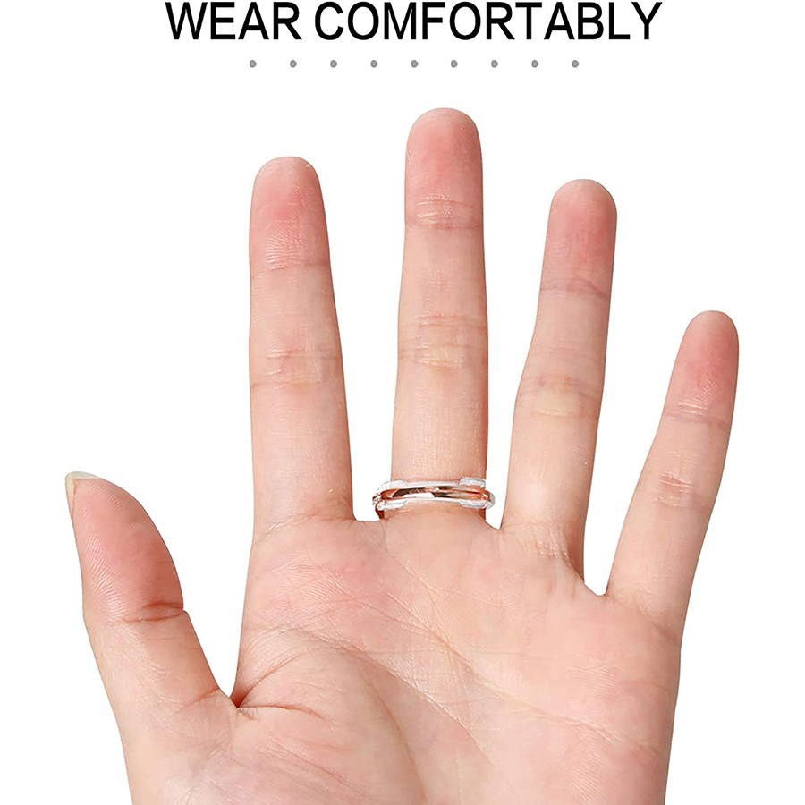 Set 12 Nhẫn Trong Suốt Điều Chỉnh Kích Cỡ Nhẫn